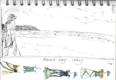 sea woman sketches