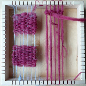 weaving with fleece