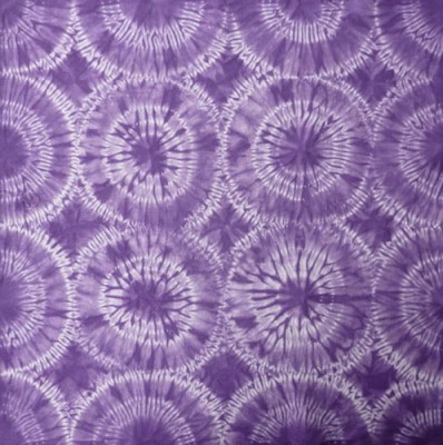 stitched circles dyed