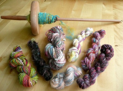 spindle and yarns spindle and yarns