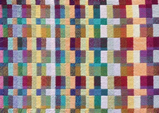 double weave blocks of colour